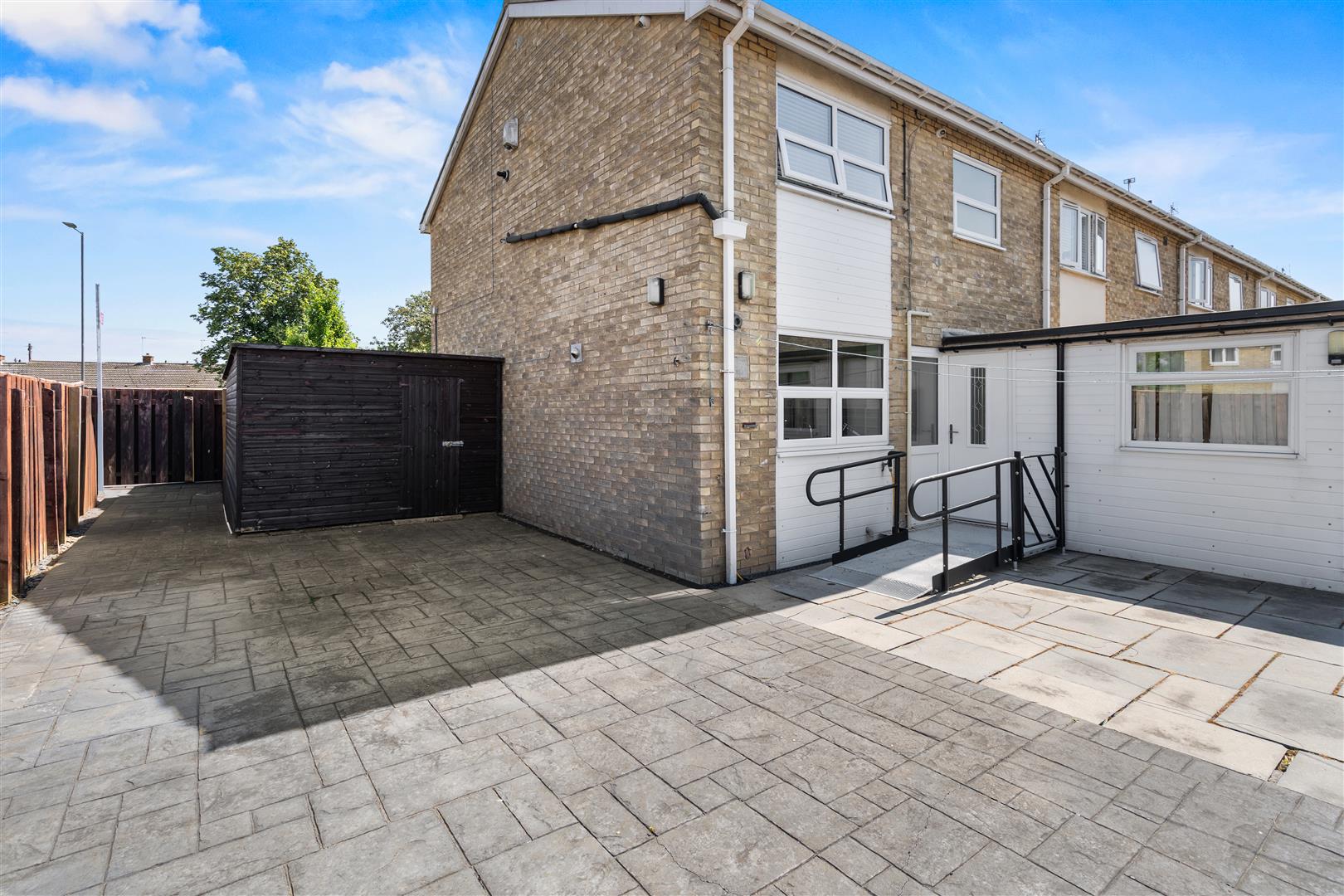 West Facing Rear Garden